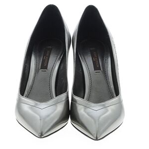 Louis Vuitton Metallic Silver Heels